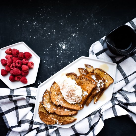 Holiday Gingerbread French Toast