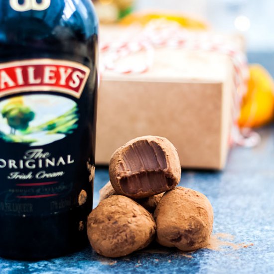 Chocolate Orange Baileys Truffles