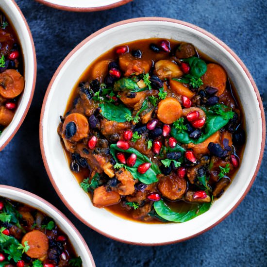 Winter Black Bean & Pumpkin Chili