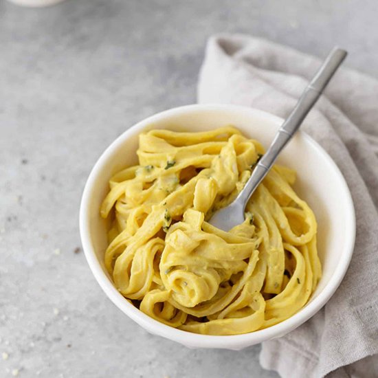 Creamy Butternut Squash Fettuccini