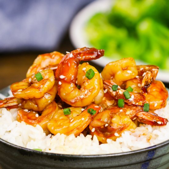 15 Minute Easy Teriyaki Shrimp