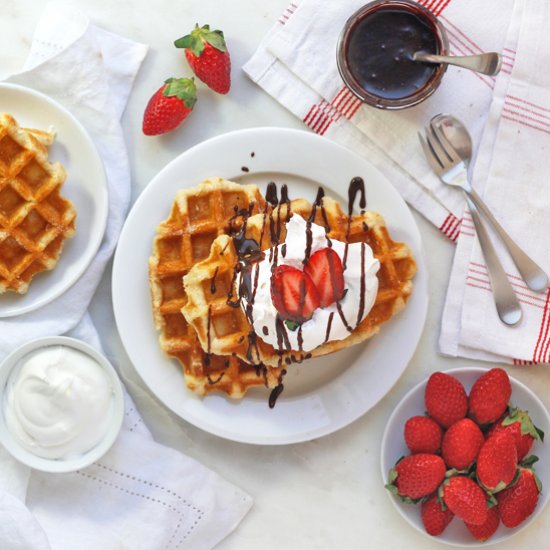 Weight-loss Aquafaba Blender Waffle