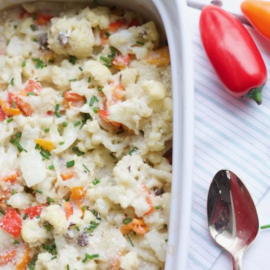 Creamy Cauliflower Bake with Tribelli