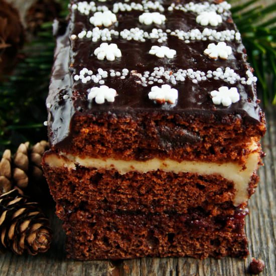 gingerbread with coffee