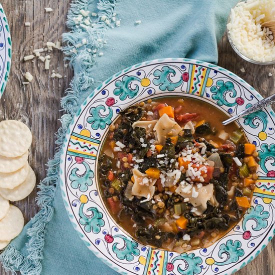 Lasagna Minestrone Soup