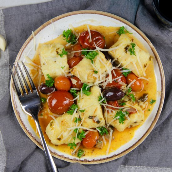 Ricotta Gnocchi in Marinara Fresca