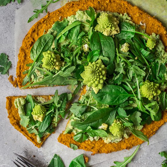 VEGAN SWEET POTATO PIZZA