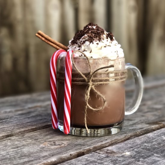 Peppermint Kahula Hot Chocolate