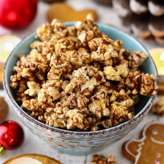 gingerbread popcorn