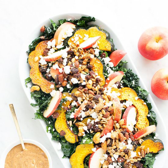 Festive Kale and Apple Salad