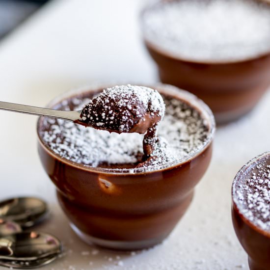 Simple Chocolate Pots