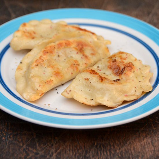 Wild Mushroom & Sauerkraut Pierogi