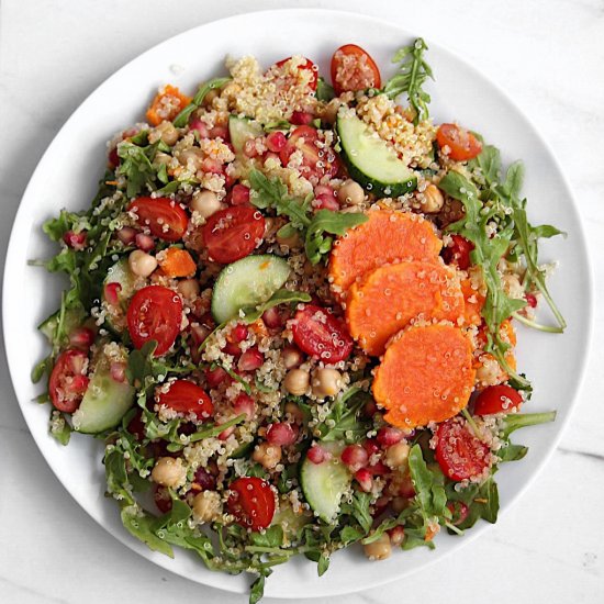 Vegan Sweet Potato Quinoa Salad