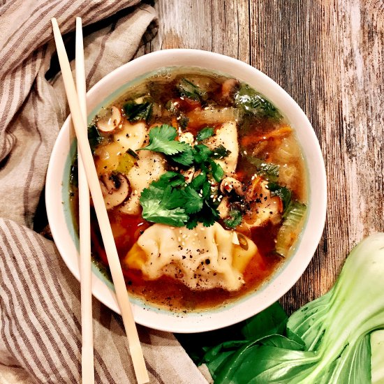 Chinese Dumpling Soup