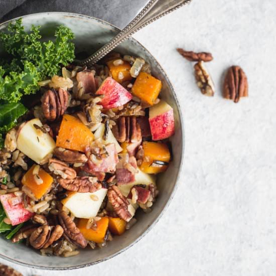 Butternut Squash & Wild Rice Salad