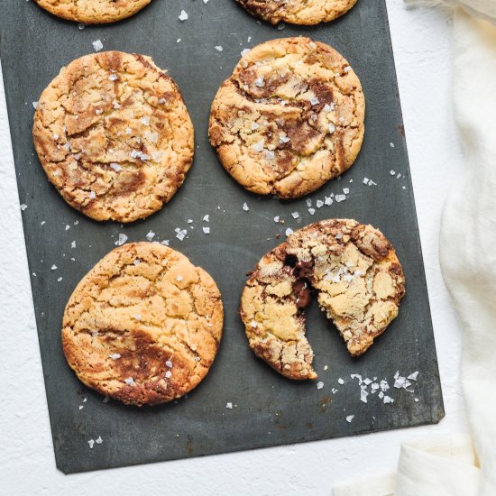 Nutella Oatmeal Cookies