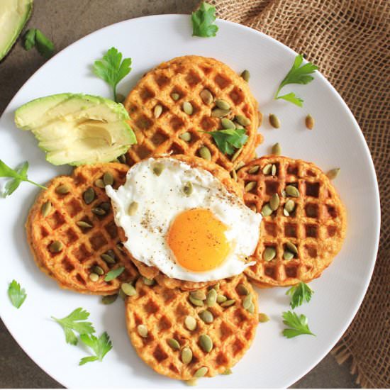 Sweet Potato Collagen Waffles