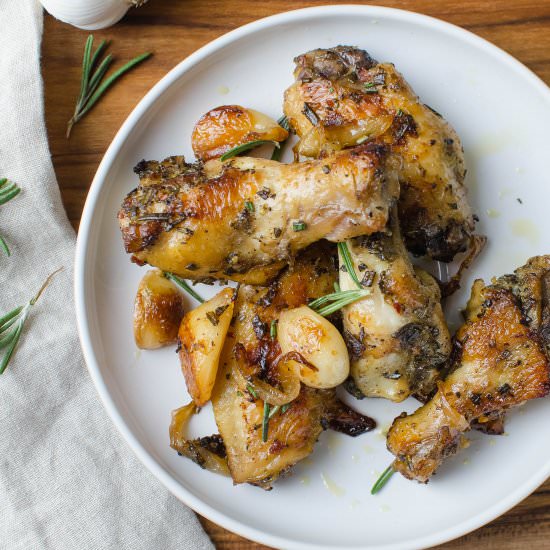 Rosemary Garlic Chicken Wings