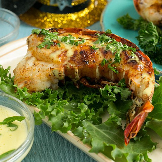 Grilled Lobster w/ Bearnaise sauce