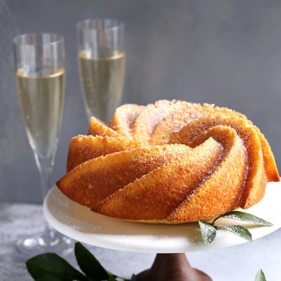 Citrus Champagne Bundt Cake