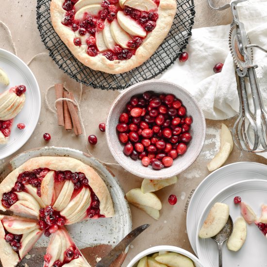 Cranberry and Apple Gallette