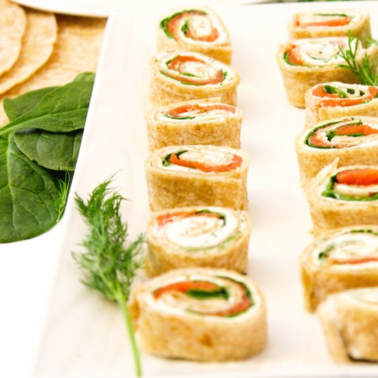 Smoked Salmon Roll Ups