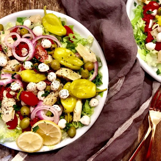 Antipasto Salad + Vinaigrette