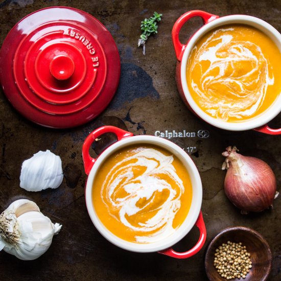 Roast Tomato Bisque with Fennel