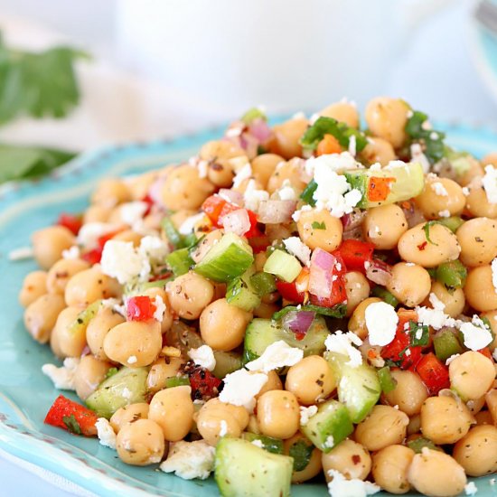 Chana Salad or Chickpea Salad