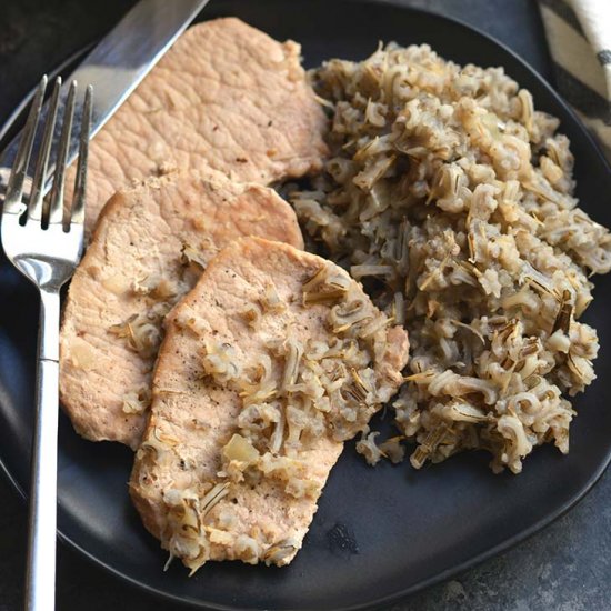 Pork Chops Wild Rice Casserole