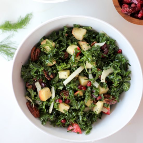 Kale Apple and Fennel Salad