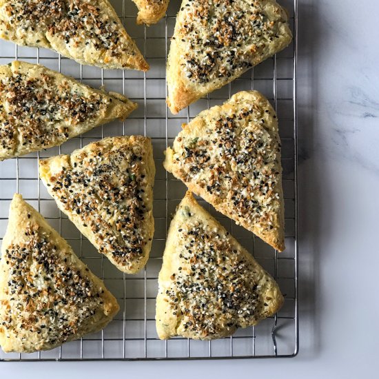 Everything Bagel Scones