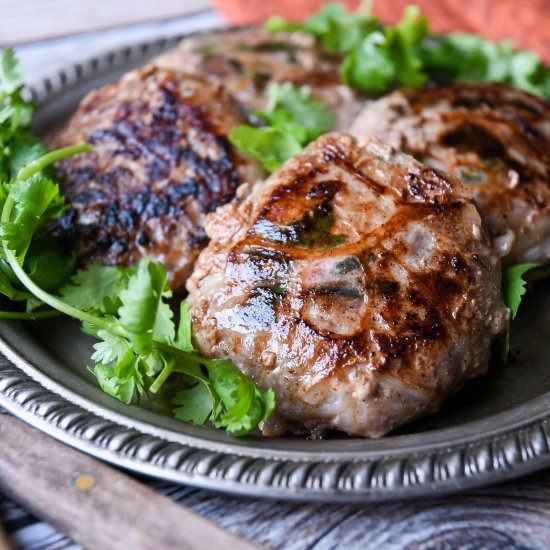 Swiss Chard & Liver Caillettes