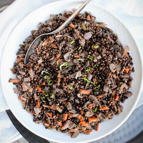 Beluga Lentil Salad