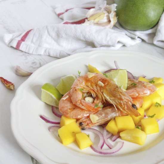 King Prawns & Mango Salsa