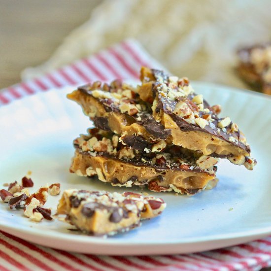 English Toffee with Chocolate