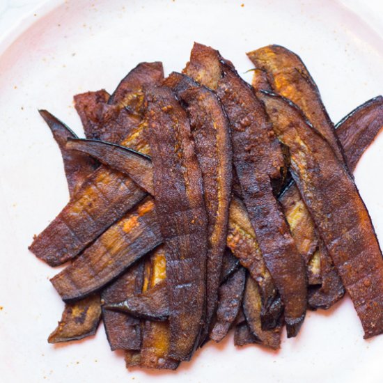 Sweet and Spicy Eggplant Bacon