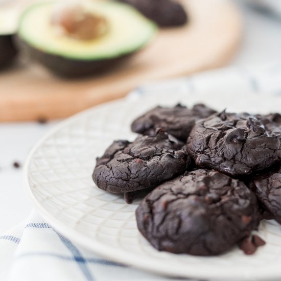 Avocado Brownie Cookies