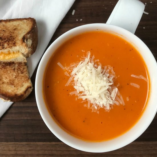 Slow-Roasted Sunday Tomato Soup