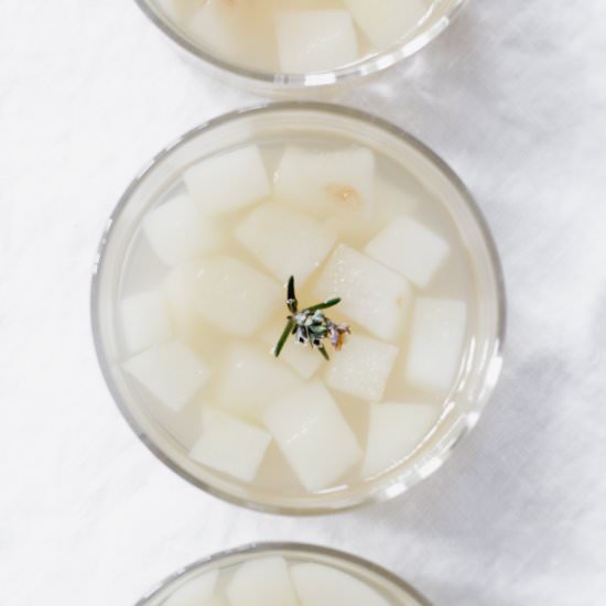 Pear Rosemary Cremant Jelly