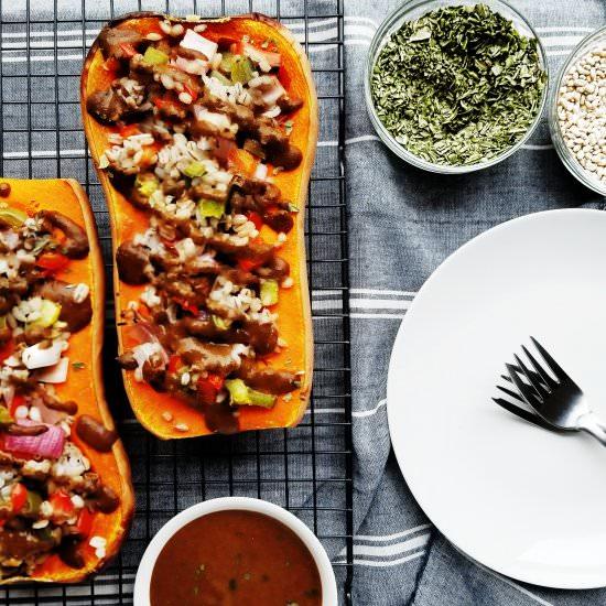 Balsamic Glazed Butternut Squash