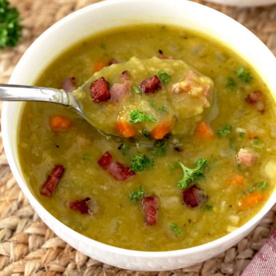 Pressure Cooker Split Pea Soup