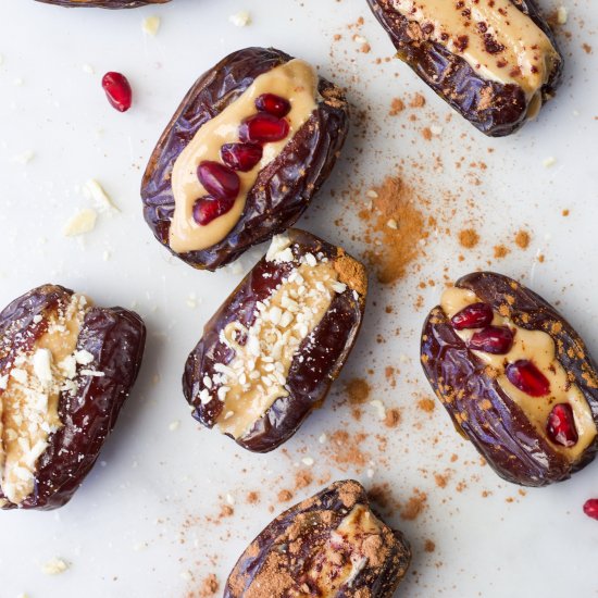 Peanut Butter Stuffed Dates