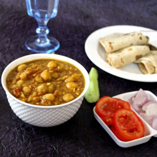 Punjabi Sukhe Chole