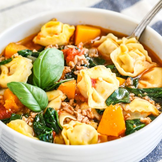 Spinach Tortellini Soup