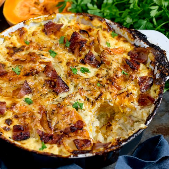 Squash Potato Gratin