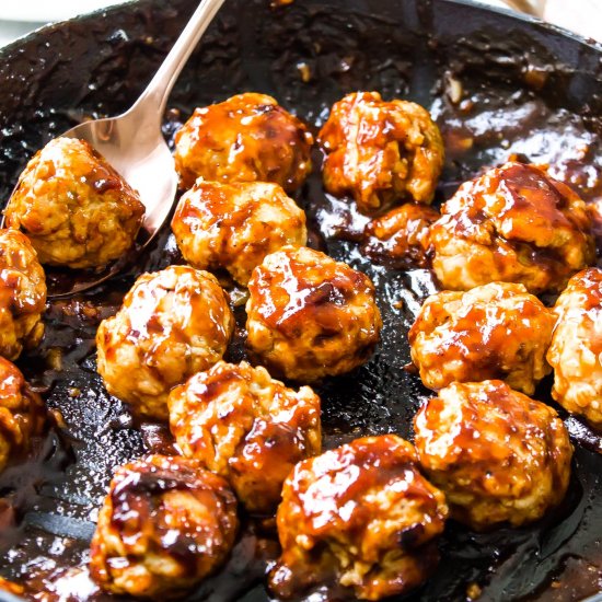 BBQ Chicken Meatballs