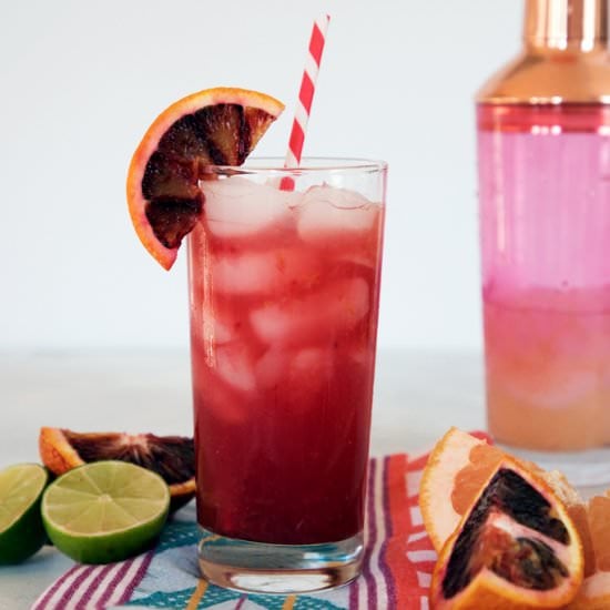 Grapefruit Blood Orange Cocktail