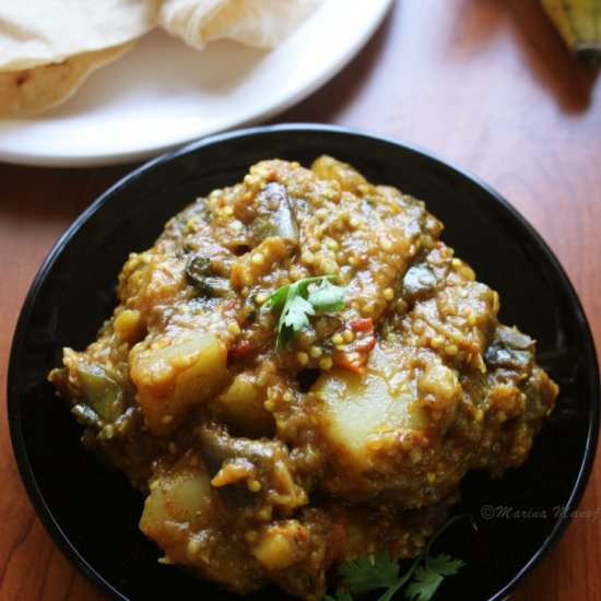 Aloo Baingan sabzi