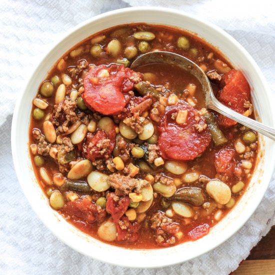 Hamburger Vegetable Soup